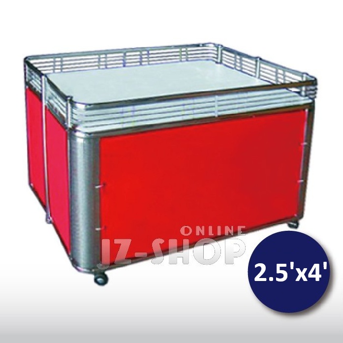 Curved Promotional Display Cart 2.5'*4'