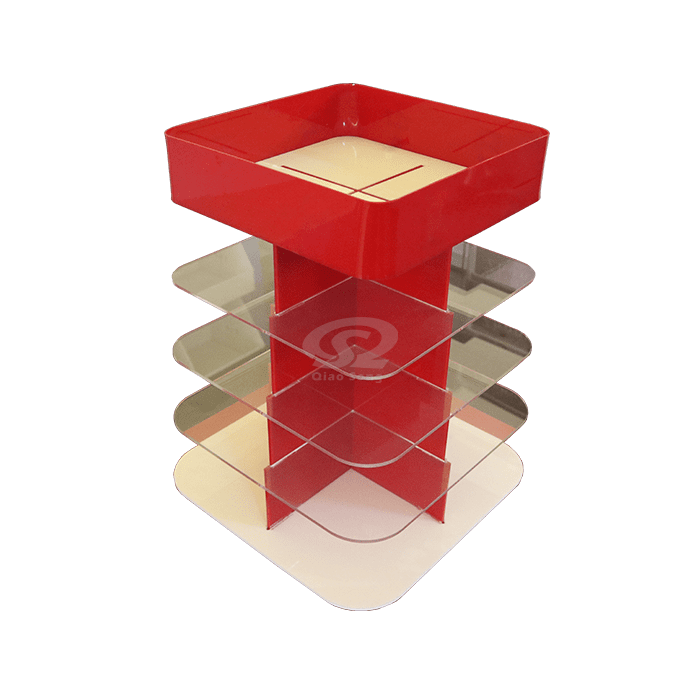 Revolving Acrylic Tabletop Display Stand