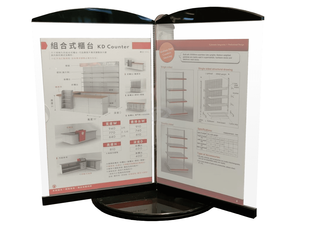 Restaurant Menu Holders for Tables