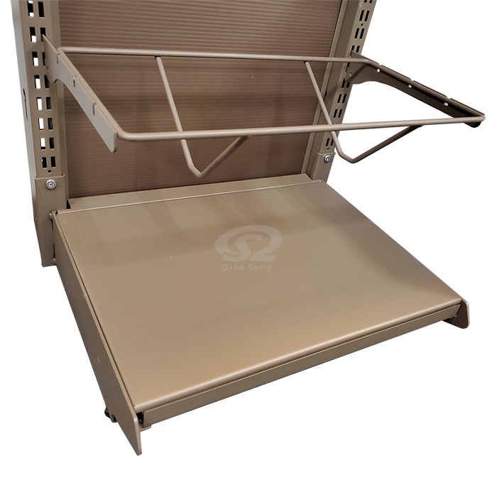 Multi-Function Display Shelving with Hooks and Shelves