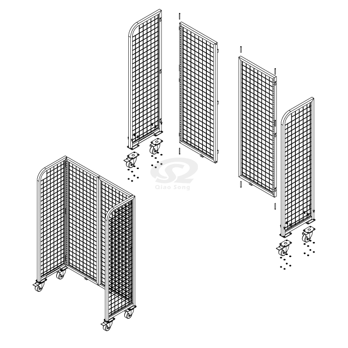 Grid Panel Collapsible Portable Wire Gridwall