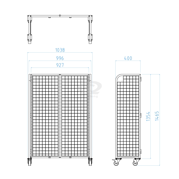 Grid Panel Collapsible Portable Wire Gridwall