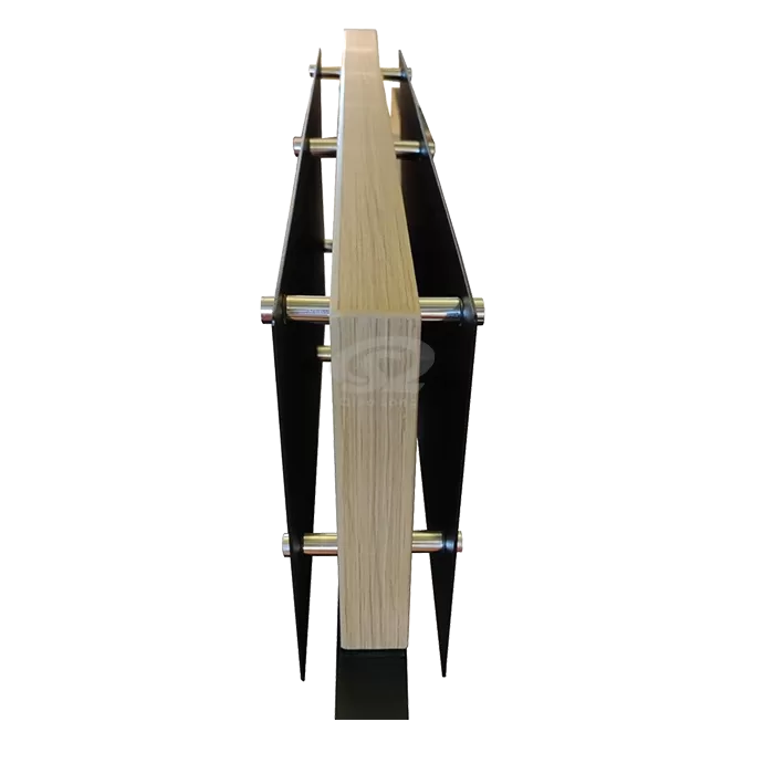 Custom 4-Layer Boutique Garment Display Stand with POP