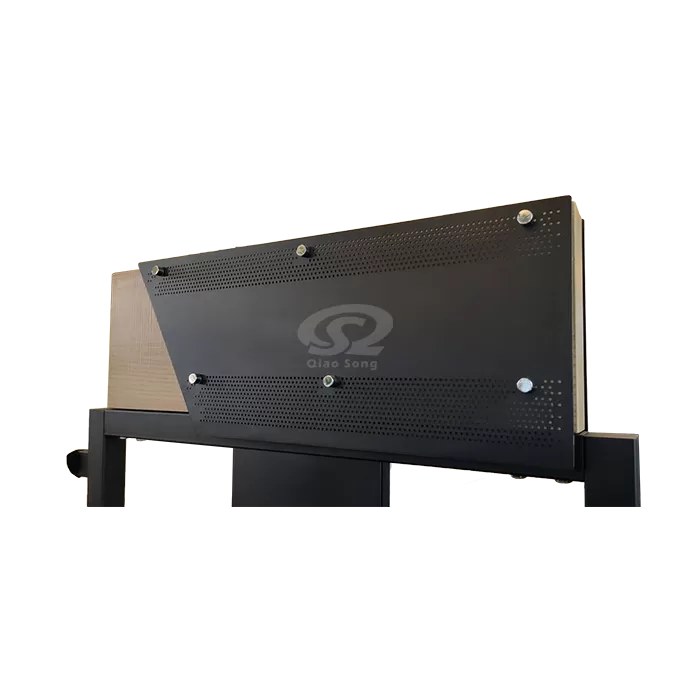 Custom 4-Layer Boutique Garment Display Stand with POP