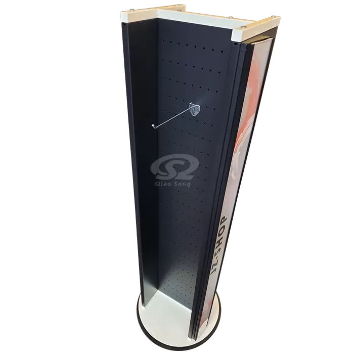 4-Way Spinning Pegboard Display Rack