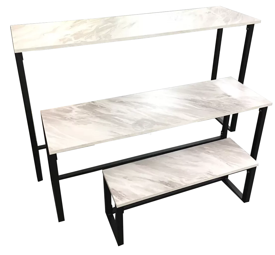 Nesting Display Table with Marble Finish