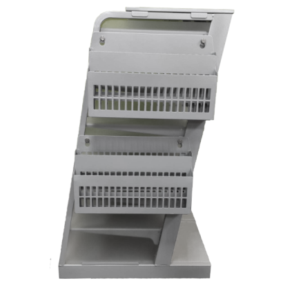 Multi-Layer Newspaper Display Stand,Fits Tabloid-size Papers-Silver  _4_.png