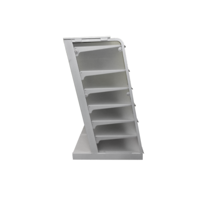 Multi-Layer Newspaper Display Stand,Fits Tabloid-size Papers-Silver  _6_.png